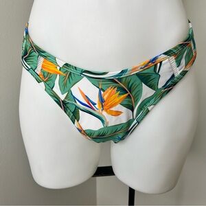 Floral, Cheeky Bikini Bottoms M
